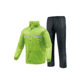 TUCANO URBANO Sepiove Regenjacke und Hose Set Schwarz und Fluoreszentgelb
