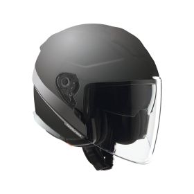 TUCANO URBANO EL'MAX Jet Helmet Black Graphic/Matt