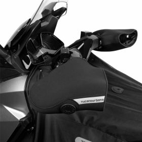 TUCANO URBANO Schwarze Neopren-Handschützer für Lenker mit Gewichten