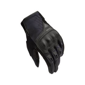 TUCANO URBANO STACCA Black Summer Gloves with Approved Knuckle Protection