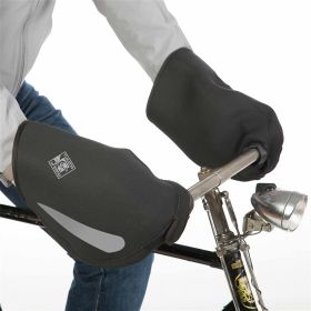 TUCANO URBANO Bacco Handprotektoren aus schwarzem Neopren für Lenker mit Stangenbremsen