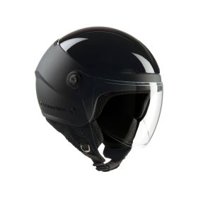 TUCANO URBANO EL'POP Demi-Jet Helmet Matte Carbon Grey ECE 22.06 approved