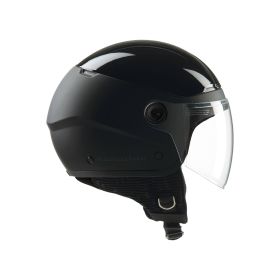 TUCANO URBANO EL'POP Demi-Jet Helmet Matte Carbon Grey ECE 22.06 approved