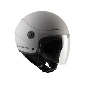 TUCANO URBANO EL'POP Demi-jet Helmet Matt Light Grey ECE 22.06 approved