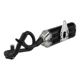Marmitta racing TURBO KIT GMax nera opaca senza catalizzatore