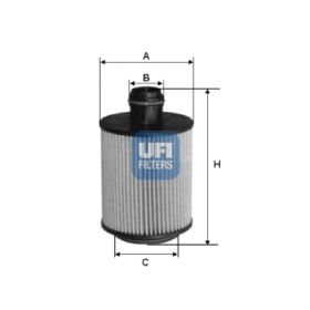 FILTRO OLIO UFI 25.061.00