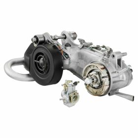 UNISIP-Motor komplett mit Zündgasifier-Auspuff und Lufteinlass
