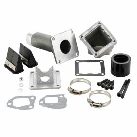Collecteur à double prisme ITALKAST pour carburateurs 28/30 mm passage à 8 pétales 30 mm