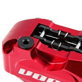 VOCA RACING Radial Brake Pliers G-Force Aluminum Red 4x25.4 mm Piston