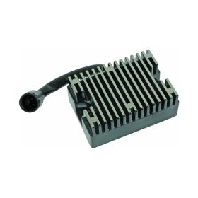WAI Black Regulator 12V 1 Connector for HARLEY DAVIDSON SPORTSTER