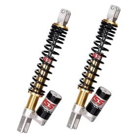 YSS gas shock absorber pair with preload adjustment for YAMAHA