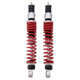 Ammortizzatore YSS Posteriore 340 mm Argento/Nero con Molla Rossa Regolabile ABE KBA 91114