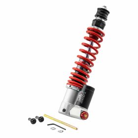 Ammortizzatore YSS TRC anteriore nero con molla rossa omologato senza ABE