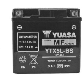 BATTERIE DE MOTO YUASA YTX5L-BS(CP)