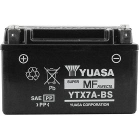 BATTERIE DE MOTO YUASA YTX7A-BS(CP)