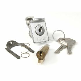ZADI Locks Kit 39 mm Silver Metal for Steering Lock and Top Case