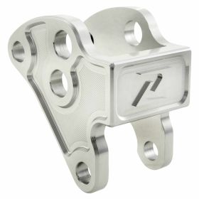 Adattatore ZELIONI in alluminio CNC argento anodizzato abbassa ammortizzatore 2cm