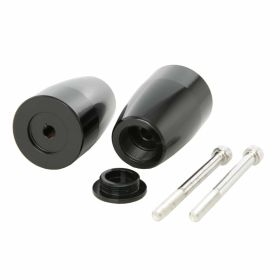 ZELION Lenkergewichte 60 mm CNC-gefräst schwarz pulverbeschichtet Paar