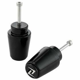 ZELION CNC-gefräste schwarze Lenker-Gegengewichte für die MV-Spiegelmontage
