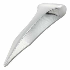 ZELIONI fender crest in anodized silver CNC aluminum hole spacing xxmm