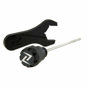 Vis de remplissage d'huile moteur en aluminium noir ZELIONI CNC avec clé incluse