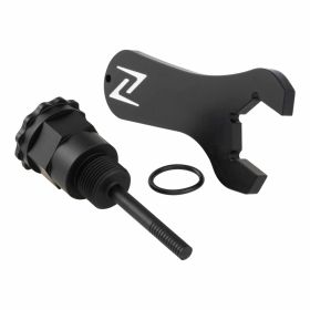 CNC Black Anodized Aluminum Engine Oil Bolt with Included Nut Wrench