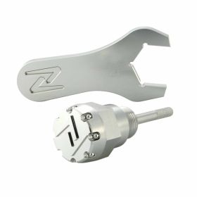 CNC-anodisierte silberne Aluminium-Motoröl-Schraube mit Mutter und Schraubenschlüssel