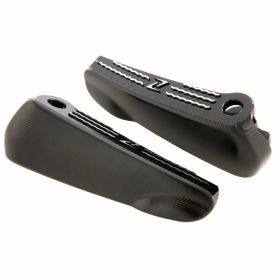 ZELIONI CNC-bearbeitete anodisierte schwarze Aluminium-Fußrasten für links rechts Motorrad