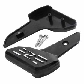 ZELIONI CNC anodisierte schwarze Aluminiumfußrasten links und rechts