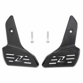ZELIONI CNC anodisierte schwarze Aluminiumfußrasten links und rechts