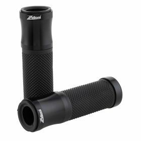 ZELIONI Grips 22/24 mm in black aluminum length 115 mm