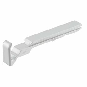 Gancio portaborsa ZELIONI in alluminio CNC argento anodizzato resistente e leggero