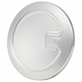ZELIONI CNC Aluminium-Nabenabdeckung anodisiert Silber für Sportfelge