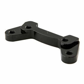 Adattatore ZELIONI in alluminio CNC nero anodizzato per pinza freno Brembo