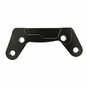 Adattatore ZELIONI in alluminio CNC nero anodizzato per pinza freno Brembo