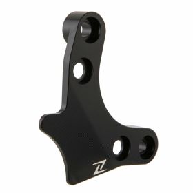 Adattatore ZELIONI in alluminio CNC per pinza freno Brembo nero anodizzato