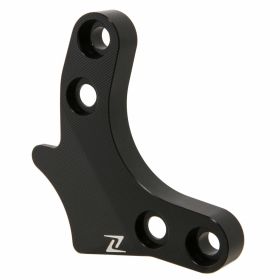 Adattatore ZELIONI in alluminio CNC per pinza freno Brembo nero anodizzato