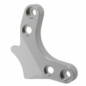 Adattatore ZELIONI in alluminio CNC per pinza freno Brembo argento anodizzato