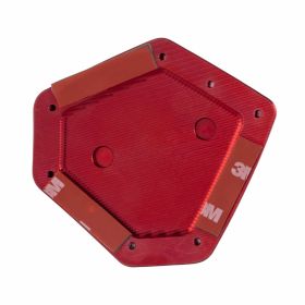 Cache de variateur ZELIONI en aluminium rouge léger et durable