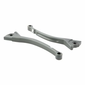 ZELIONI Sport Brake Levers in CNC Aluminum Matte Grey Ergonomic and Durable