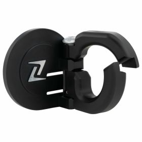 Gancio ZELIONI in alluminio CNC nero opaco elegante e resistente