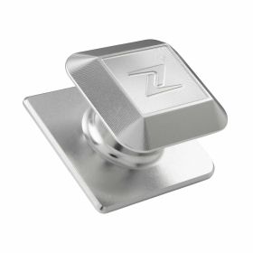 Gancio portaborsa ZELIONI in alluminio CNC elegante argento e resistente