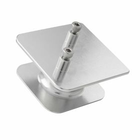 Gancio portaborsa ZELIONI in alluminio CNC elegante argento e resistente