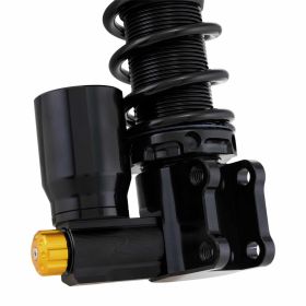 Ammortizzatore ZELIONI Anteriore Black 235 mm in Alluminio CNC Regolazione Tensione