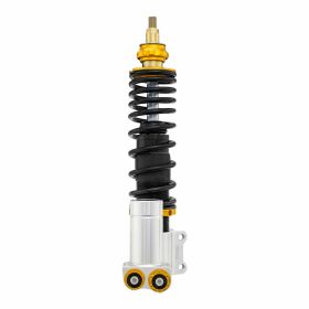 ZELIONI Amortisseur 235 mm Argent CNC Aluminium Ressort Réglable Noir
