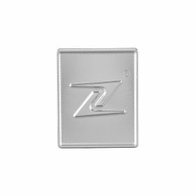 ZELIONI Emblem 37x46 mm aus Aluminium silber mit Klebefläche