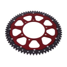 ZF ZFD-1131-65-RED DUAL 420 Z65 RED MOTORCYCLE REAR SPROCKET
