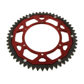 ZF Crown 53 Teeth Pitch 420 Red Black Dual ZFD-1133-53-RED