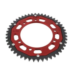 ZF 48 Tooth Crown Pitch 428 Red Black Dual ZFD-1134-48-RED