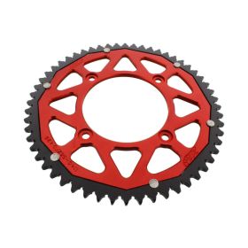 ZF 56 Teeth Sprocket Pitch 428 Red Black Dual for Beta RR